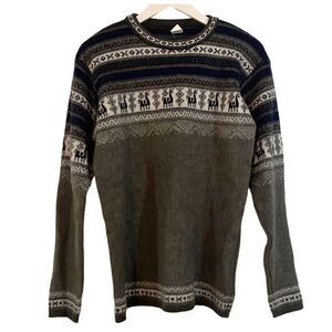 Yarina Alpaca Vintage Cotton Blend crewneck sweater M